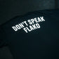 Camiseta Oversize “IRONS” Don’t Speak Flako