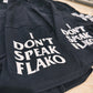 Camiseta POWER "I DON'T SPEAK FLAKO" color negro