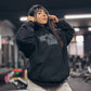 Sudadera "DON'T SPEAK FLAKO" color negro